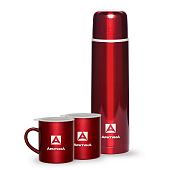 Набор термосов Арктика 102-1000S, red