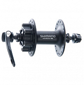 Втулка передняя под диск Shimano Deore HB-M525A (6 болтов), black