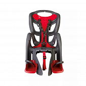 Велокресло детское Bellelli Pepe Clamp Dark Grey