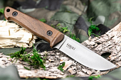 Нож Kizlyar Supreme Nikki, клинок AUS-8 Satin Stonewash, рукоять деревянная