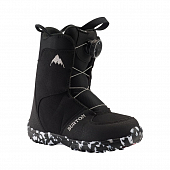 Ботинки сноубордические Burton Youth Grom Boa, black